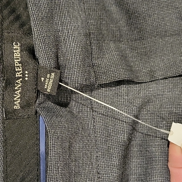 ❤️ NWT! BANANA REPUBLIC REEGAN SLIM NOVELTY PANTS/TROUSERS, 4 (27) - Picture 2 of 5